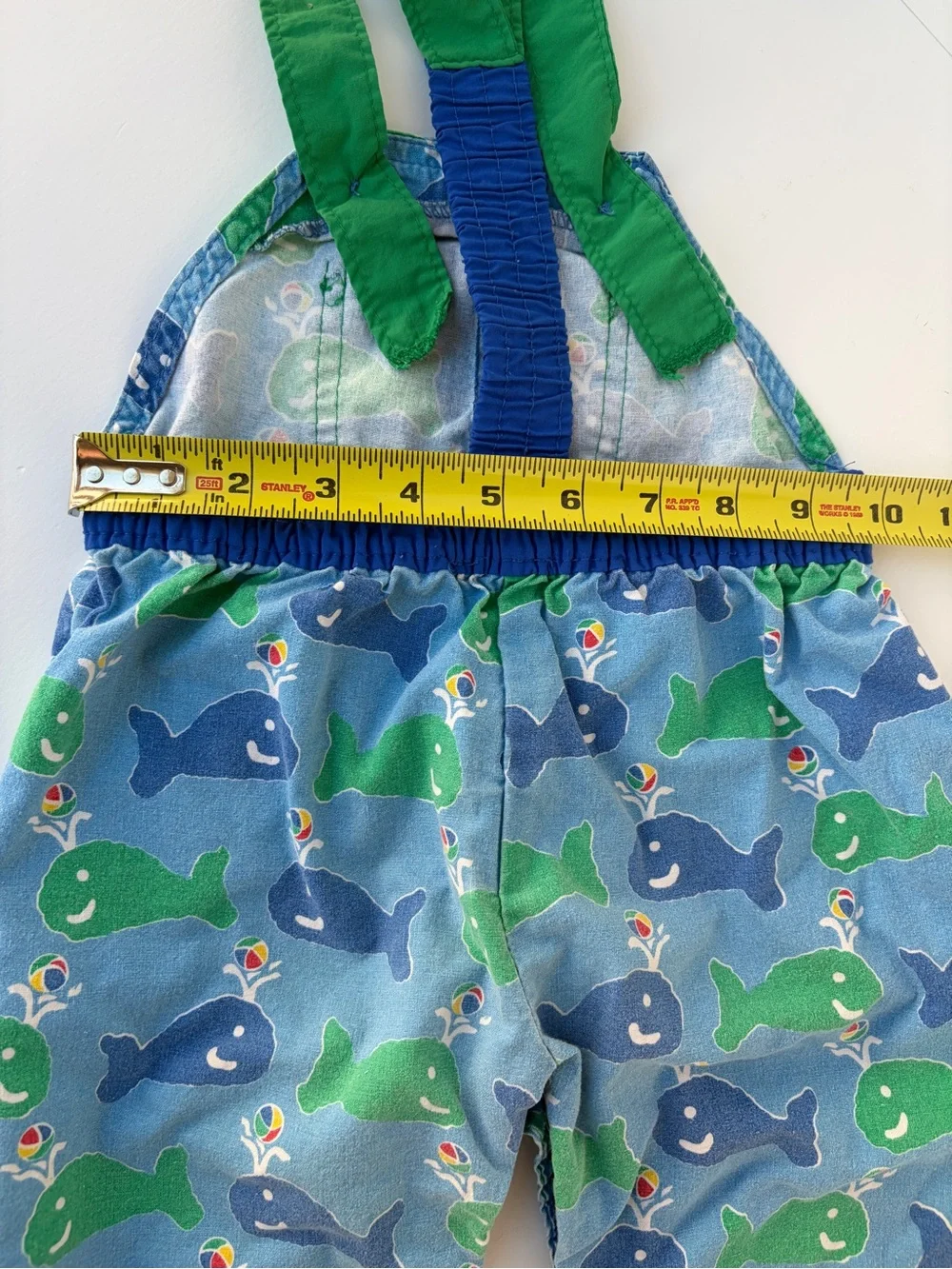 VTG OshKosh B’Gosh AOP Whales Beach Balls Fish Ocean Baby Toddler Size 18 Months